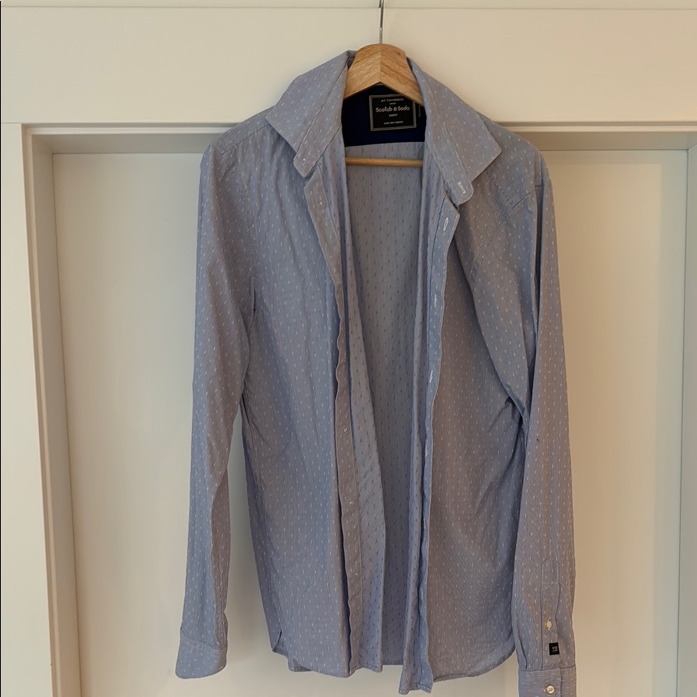 Scotch & Soda Men’s Dress Shirt Large